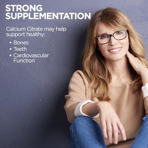 KAL Calcium Citrate 1000mg, Calcium Supplements for Women and Men, Bone Health, Teeth, Nervous, Muscular & Cardiovascular System Support, Gluten Free and Lab Verified, 60 Servings, 180 Tablets | Bone, Teeth, Muscle & Heart Support - Chelated Calcium Citr…