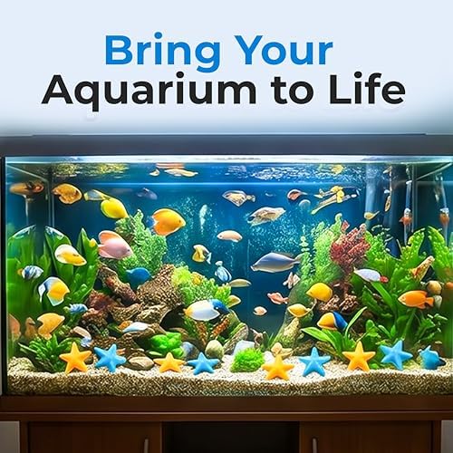 Brewish Artificial Lifelike Plastic Fish for Aquarium Tank Decorations Ornaments | Random Pattern Moving Floating Fishes Toy for Swimming in Bubble