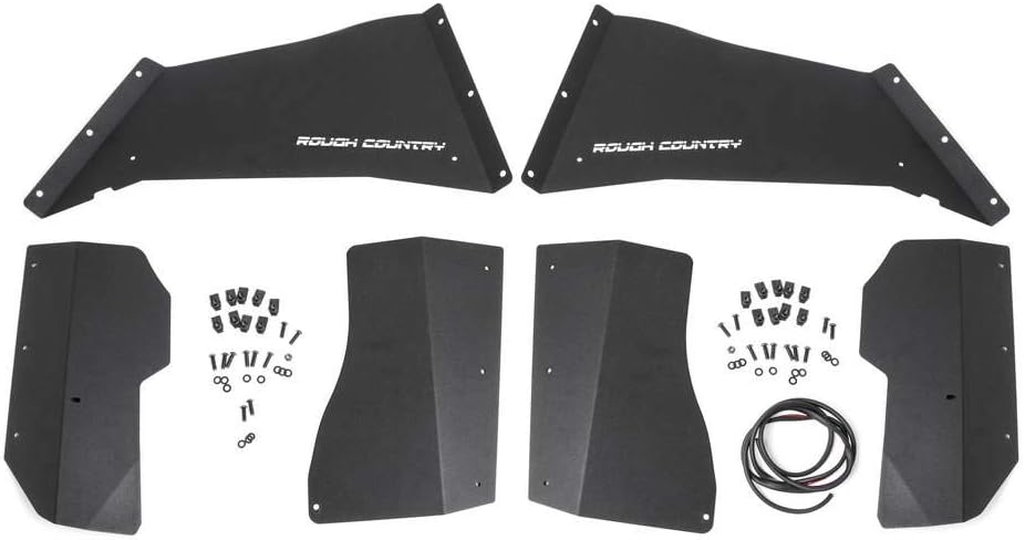 Rough Country Rear Inner Fenders for 2007-2018 Jeep Wrangler JK - 10500
