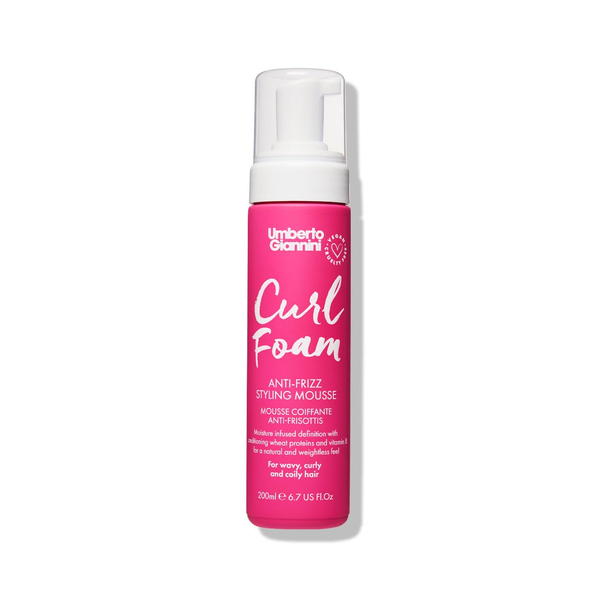 Umberto Giannini Curl Jelly Scrunching Jelly 6.7 fl Oz - Frizz Solution Defining Hair Gel for 2a-4c Curly, Wavy, Coily Hair - Vegan & Cruelty-Free