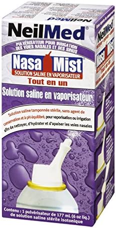 NeilMed NasaMist All in One Multi Purpose Saline Spray, 6.3 Fl Oz