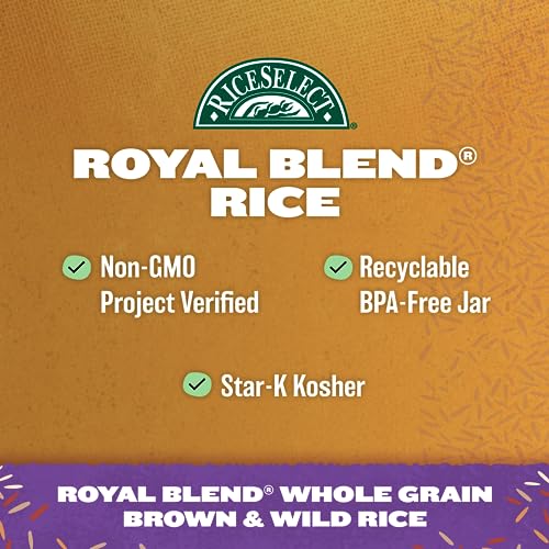 RiceSelect Texmati Brown & Wild Rice Royal Blend, 28 Ounce (Pack of 1)