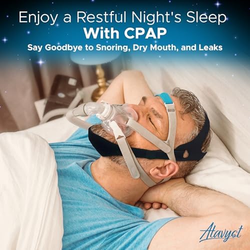 Chin Strap for CPAP Users and Sleeping - Anti Snoring Device | Adjustable Breathable Jaw Strap, Keeps Mouth Closed, Snore Stopper for Men and Women