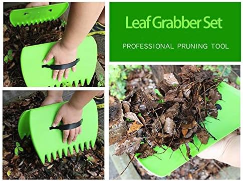 Leaf Grabber Set Paw Handheld Hazelnut Leaf Scoop Fast Lawn Remove Fallen Collection Great Tool Lawn Claw Leaf Blade Used to Pick Up Leaves