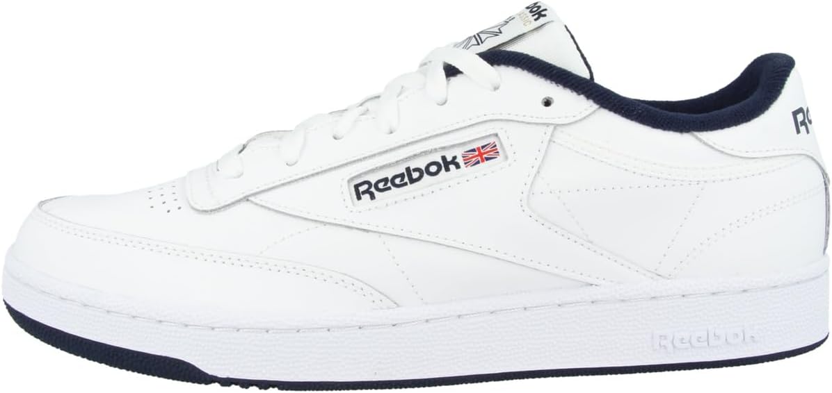 Reebok Club C 85 Mens Tennis Shoes, Casual Fashion White Sneakers for Men