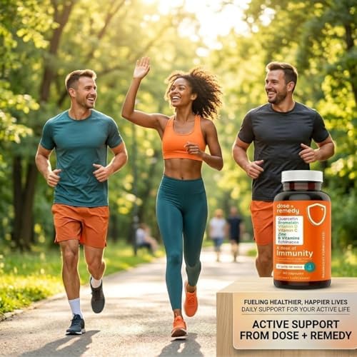 Dose of Immunity Immune Support Supplement & Booster for Adults, Zinc, 60ct