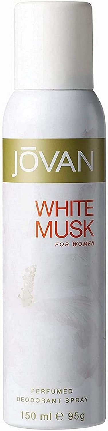 Jovan Deodorant Spray for Women, Musk, 5 Ounce