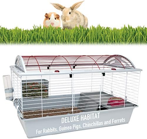 Living World - Deluxe Hybrid Habitat, X-Large | Rabbit, Guinea Pig, Chinchillas, and Small Animal Cage