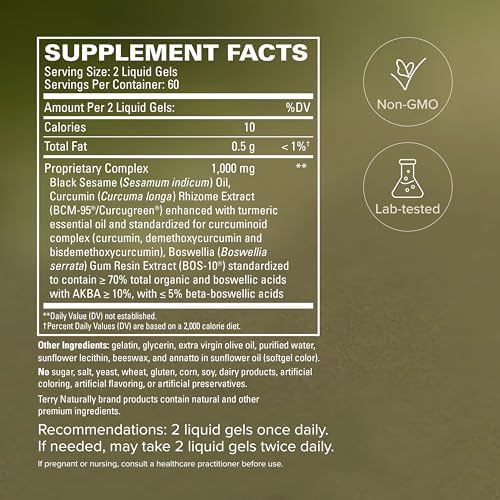 Terry Naturally CuraMed Acute - Muscle Soreness & Pain Relief - 60 Count