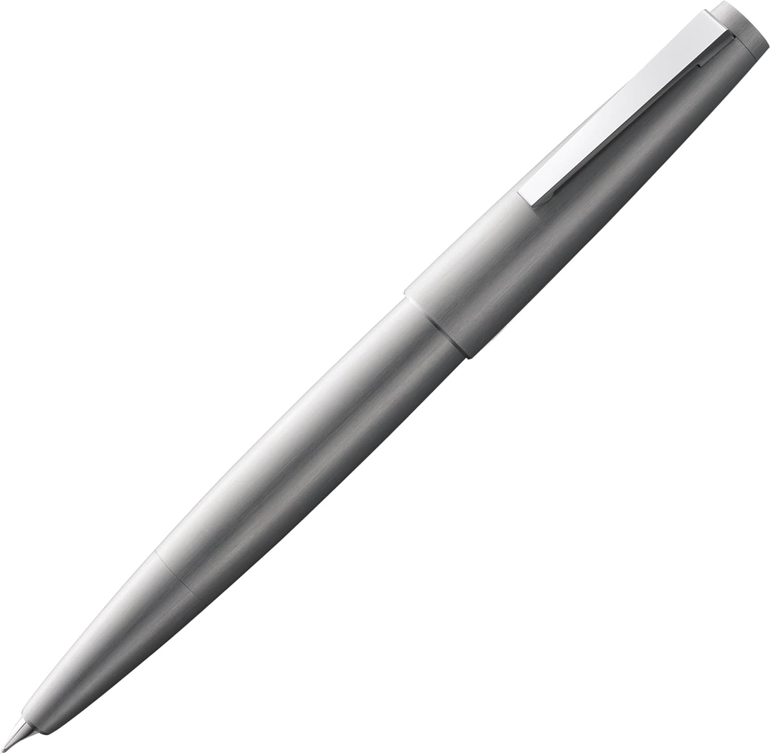 Lamy 2000 black - elegant Fountain Pen in robust fibreglass barrel - 14 ct. gold nib, partially platinum-plated - nib size B