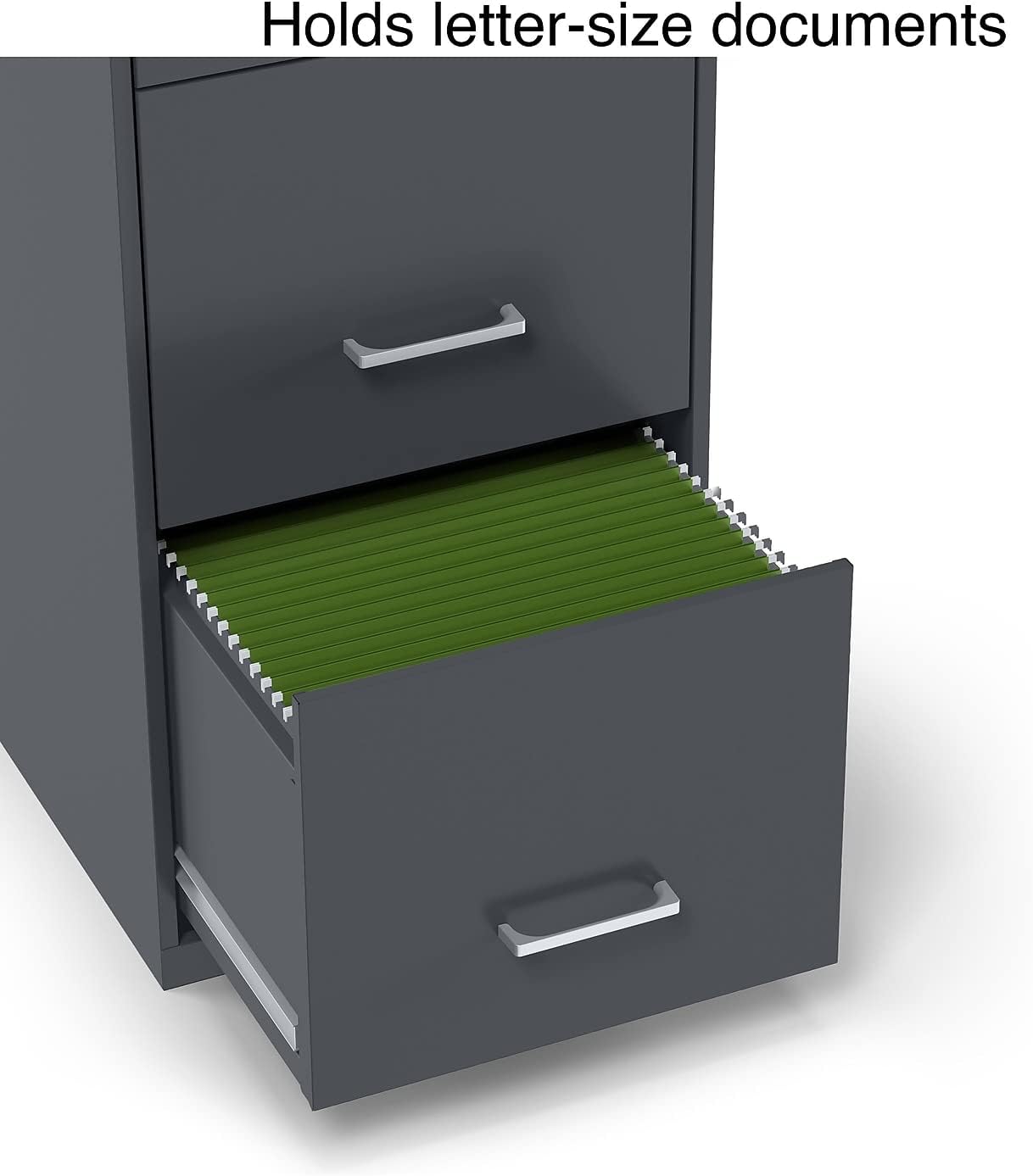 Staples 3-Drawer Vertical File Cabinet, Letter Size Documents, Lockable & Mobile, 18.9" D x 14.3" W x 26.9" H, White