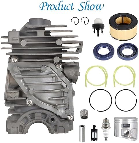 Autoparts Cylinder Piston Kit Replacement for Stihl MS251 MS 251 44mm Diameter Engine 1143 020 1207, 1143-020-1207 Chainsaw