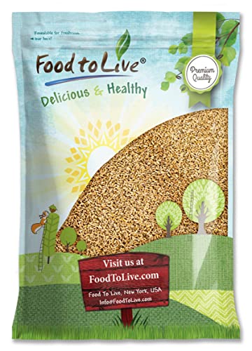 Food to Live Hard Red Wheat Berries, 3 Pounds – Sprouting for Wheatgrass, Kosher, Raw, Vegan, Bulk