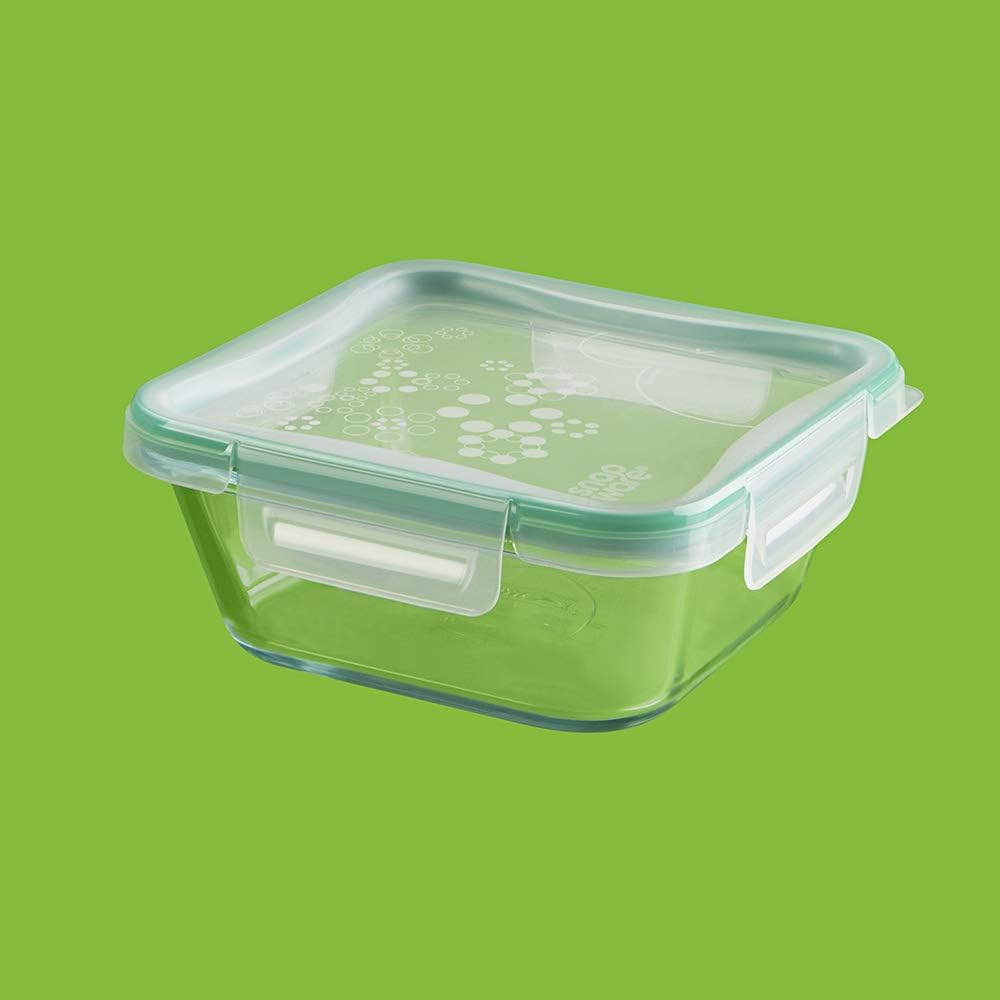 Snapware Glass Total Solutions (12-Pack) Food Storage Containers Set | Airtight & leakproof plastic locking BPA-free lids, freezer, dishwasher, microwave safe