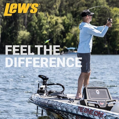 Lew's Wally Marshall Speed Shooter Fishing Rod, 1-Piece IM8 Graphite Blank, Stainless Steel Guides, Split-Grip EVA Handle