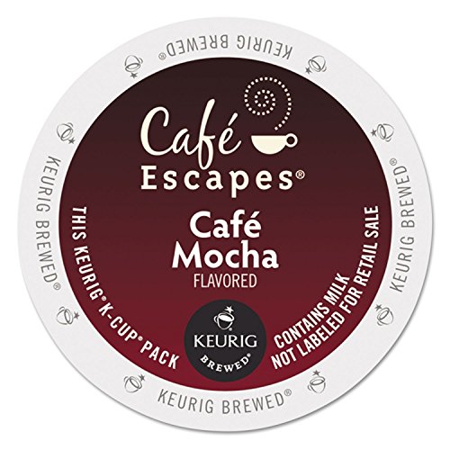 Café Escapes Café Mocha K-Cups for Keurig Brewers, 24 pack, 24-count