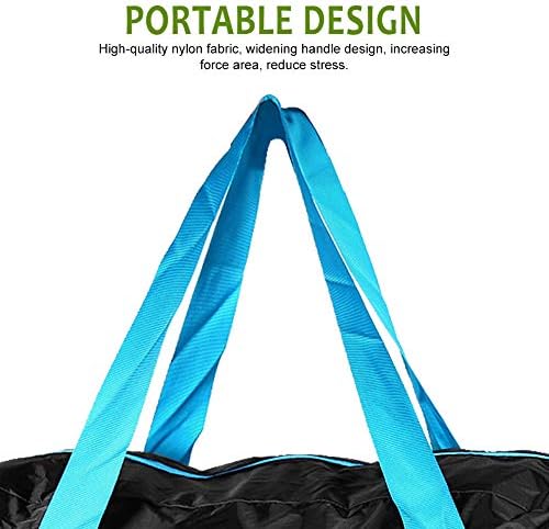 Foldable Duffel Bag, 46L Lightweight Travel Luggage Collapsible Backup Bag Sports Vacation
