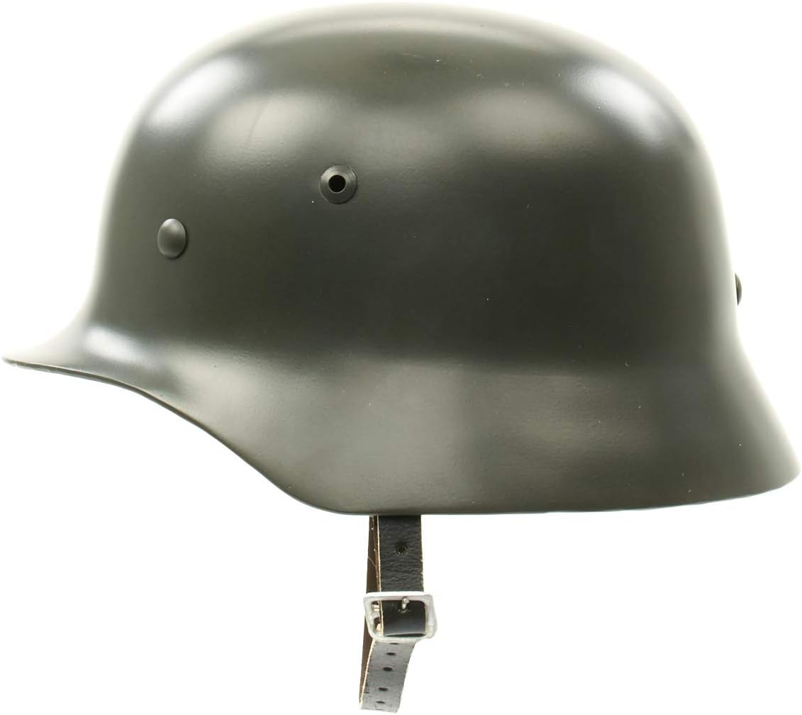 German WWII M35 Steel Helmet- Stahlhelm 35 WW2 M1935- Extra Large Shell- Size 70