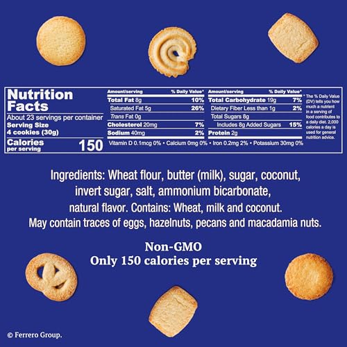 Royal Dansk Butter Cookies, Premium Assorted Cookies Made with Real Butter, Great for Sharing and Hosting, 12 oz