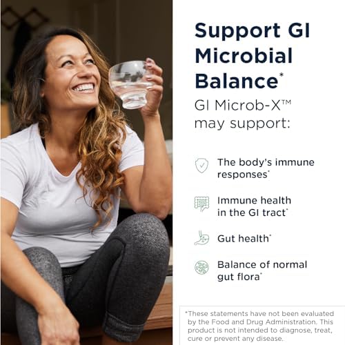 Designs for Health GI Microb-X - Botanical Gut Support, Cleanse + Detox Supplement with Tribulus, Berberine + Barberry Extract - Vegetarian + Non-GMO (60 Capsules)