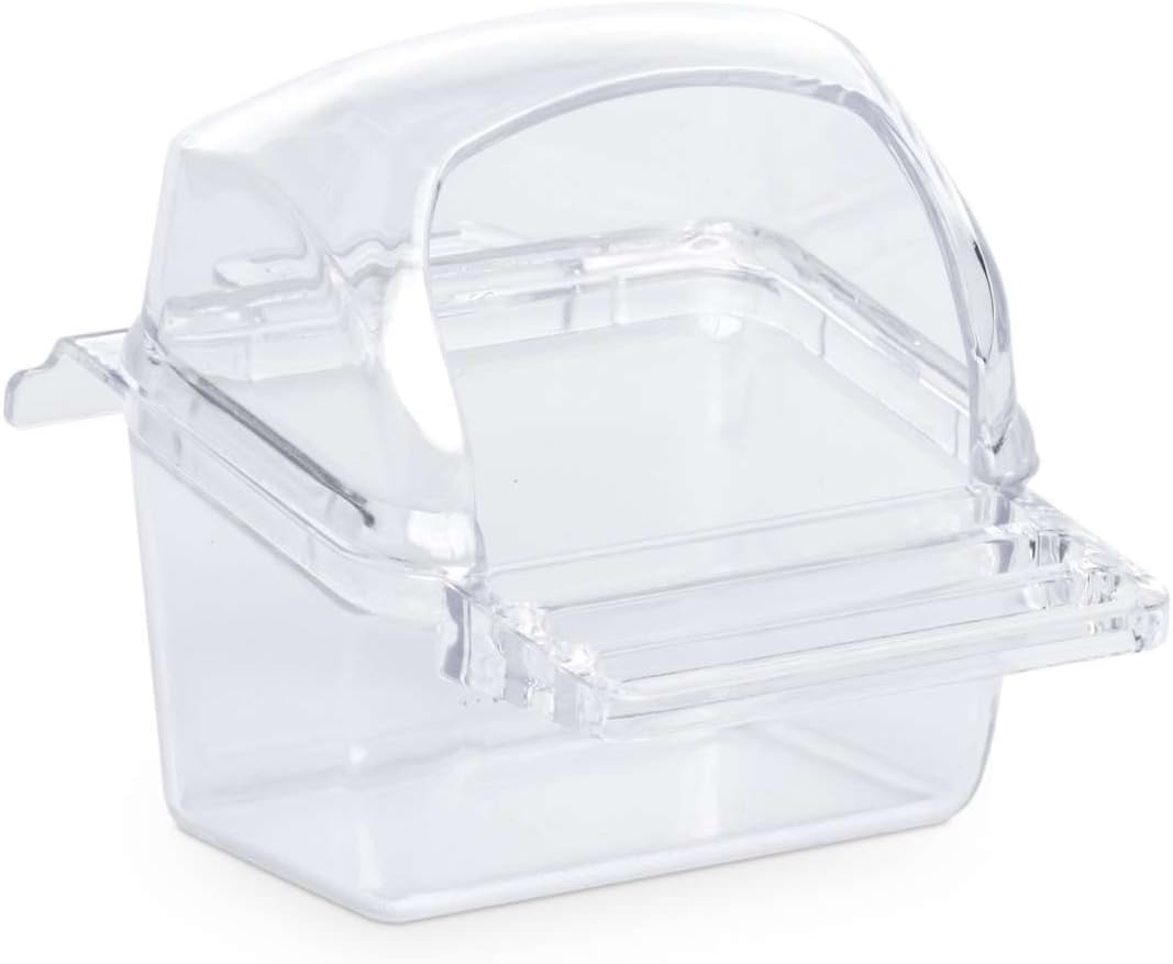Prevue Pet Products BPV1219 1-Card Hooded Bird Cage Plastic Cup, Colors Vary