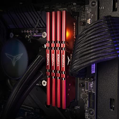TEAMGROUP T-Force Vulcan Z DDR4 16GB Kit (2x8GB) 3200MHz (PC4-25600) CL16 Desktop Memory Module Ram (Gray) - TLZGD416G3200HC16CDC01
