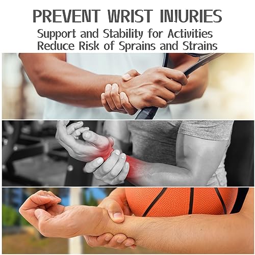 2-Pack Universal Wrist Braces - Support for Left & Right Hand
