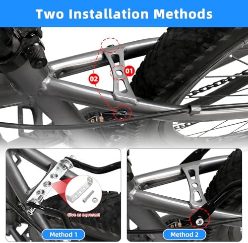 Generies Biking Universal Adjustable Bike High Capacity Cargo Rack Cycling Equipment Stand Footstock Bicycle Luggage Carrier Racks