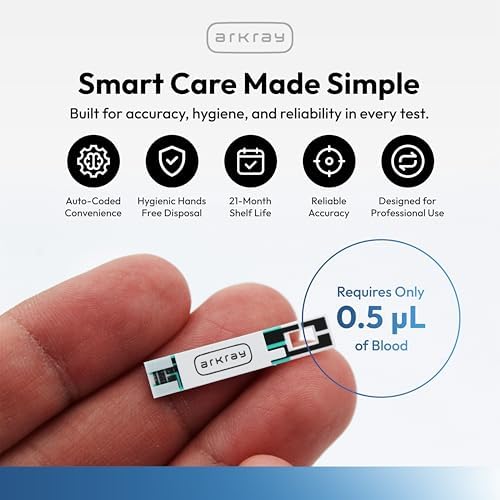 Assure Platinum Blood Glucose Test Strips – No Coding Required, 0.5 Microliter Sample, Accurate & Fast 7-Second Results, Compatible with Assure Platinum Blood Glucose Meter, 50 Count | Automatic Coding