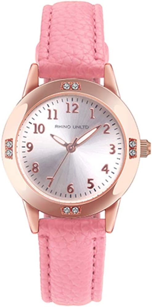TUOTISI Women's Leather Band Quartz Movement Waterproof Business Classic Analog Watch with Genuine Leather Stainless Steel Band Elegant Ladies Watch