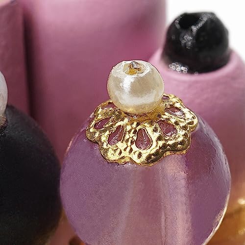 Odoria 1/12 Miniature Perfume Tray Dollhouse Decoration Accessories, Pink