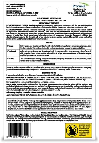 ZoGuard Plus Flea and Tick Prevention for Medium Dogs – Flea & Tick Prevention for Dogs 23-44lbs (3 Doses)
