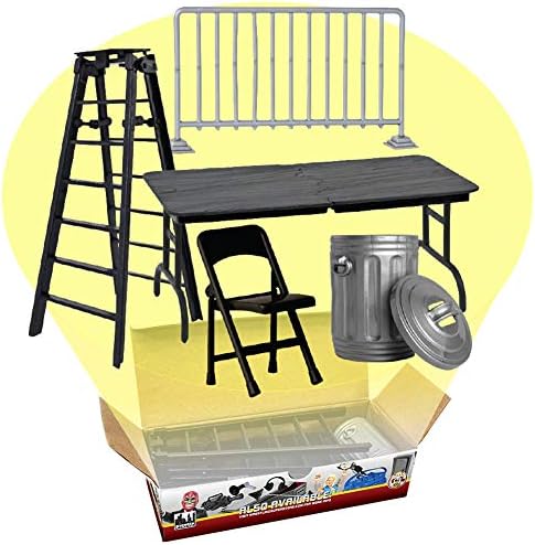 Set of 5 Wrestling Prop Accessories for Wrestling Action Figures | Includes The Most Essential Wrestling Figure Accessories Every Wrestling Action
