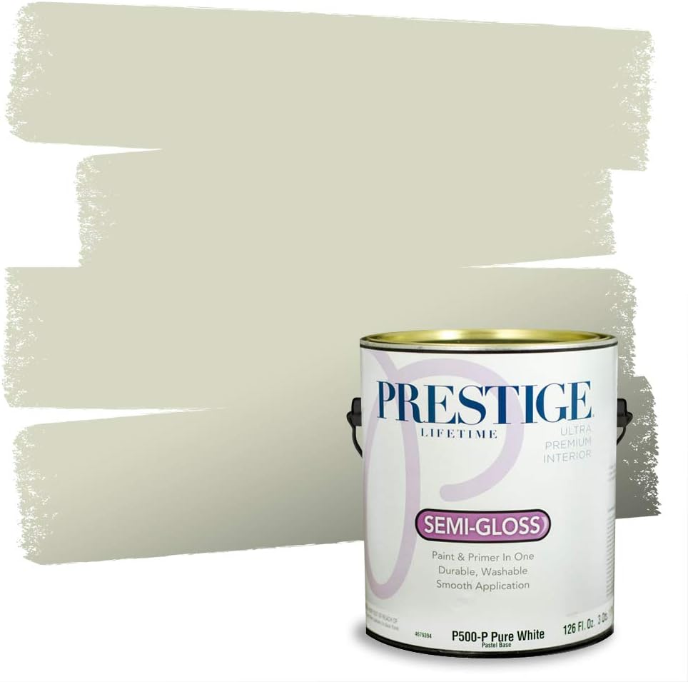 PRESTIGE Interior Paint and Primer in One, Garden Sage, Eggshell, 1 Gallon
