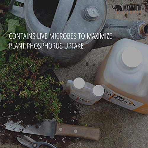 Mammoth Organic Bloom Booster | Mammoth P Organic Fertilizer Microbial Inoculant | 16% Proven Increase in Yield (250 ml)