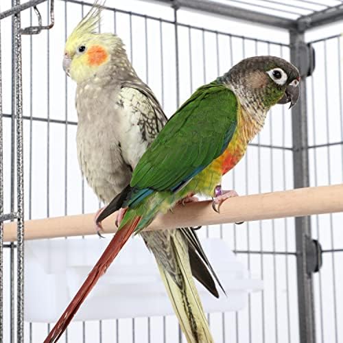 Topeakmart Wrought Iron Large Flight Parrot Bird Cage with Rolling Stand for Multiple Parakeets Conure Cockatiel Cage