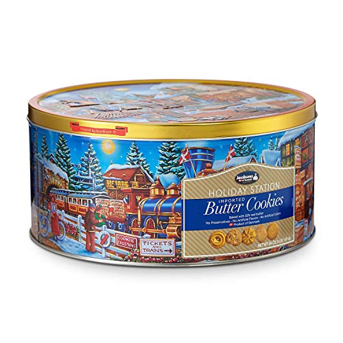 Jacobsens Imported Danish Butter Cookies Portobello Road 4 Lb Decorative Tin by Jacobsen's