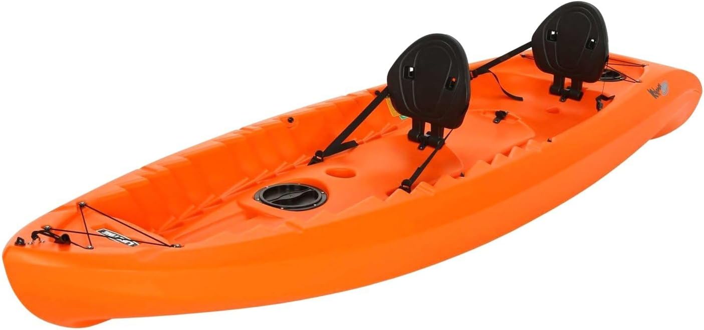 Lifetime Kokanee Sit-On-Top Kayak, Orange, 10'6"