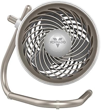 Vornado Pivot Personal Air Circulator, Portable, Desk Fan, Electric, Ice White