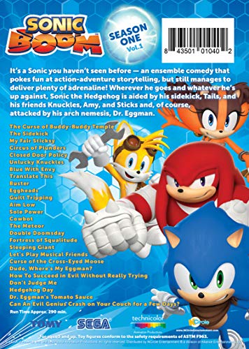 SONIC BOOM SEASON 1 VOLUME 1 WITH FIGURINES