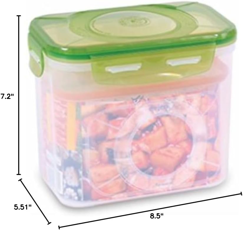 Premium Kimchi, Sauerkraut Container Probiotic Fermentation with Inner Vacuum Lid (Earthenware Brown, 0.45 gal/ 1.7L)