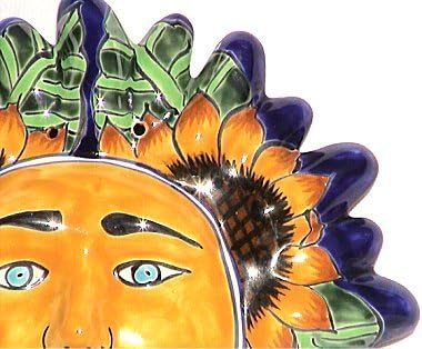 Sunflower Talavera Ceramic Sun Face