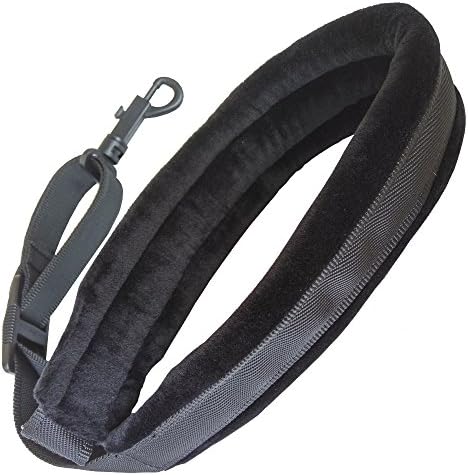 Xinlink Professional Black Soft Padded Saxophone Neck Strap with Snap Hook for Alto Tenor Soprano Baritone Sax Music Accessories