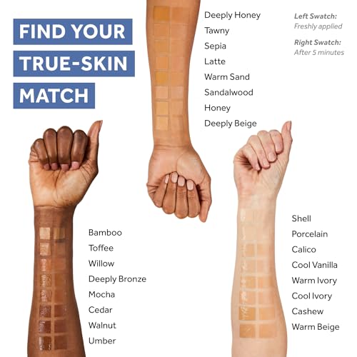 No7 Lift & Luminate Triple Action Serum Foundation, Cool Ivory, 1 Fl Oz | Liquid Makeup with SPF 15, Dewy Glowy Base, Radiant Formula for Mature Skin