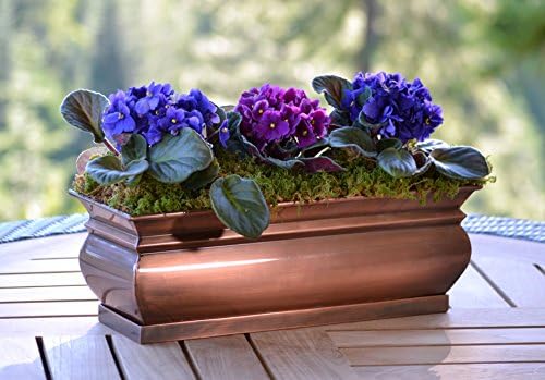 H Potter Herb Planter Pots Succulent Window Box - 16 x 6 x 5.75 inches | Rectangular Indoor Outdoor Flower Garden Planter