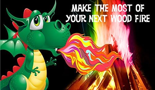 Mystical Fire Dragon Flames Fire Color Changing Packets Colorful Fire 6pk | 6-pack color changing fire packets creates colorful flames in fire pits