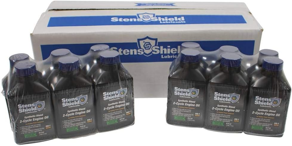 Stens 2-Cycle Engine Oil 770-646, Twenty-Four 6.4 oz. Bottles per case