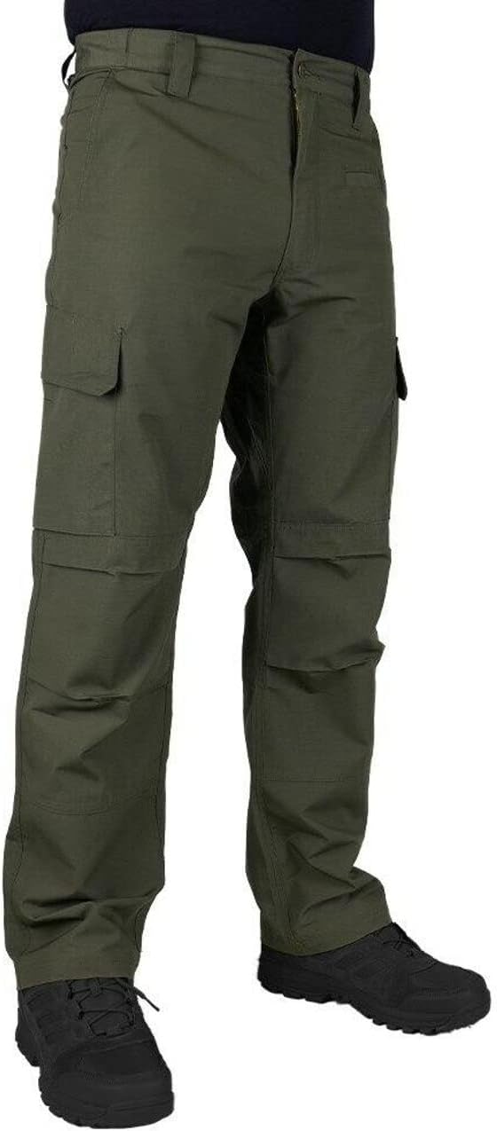 LA Police Gear LAPG Men's Urban Ops Tactical Pants | Gusseted Crotch, Ripstop, Water & Stain Resistant Work Pants for Men