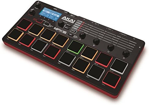 Akai Professional MPX8 USB MIDI Sample Pad Controller | 8 Velocity-Sensitive Pads, MIDI Connectivity, SD Card Slot, for Sampling and Beat Making