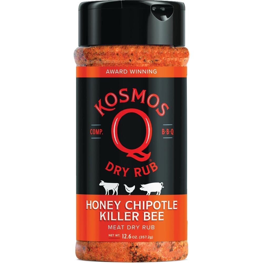 Kosmos Q Killer Bee Chipotle Honey BBQ Rub 12.6 oz.